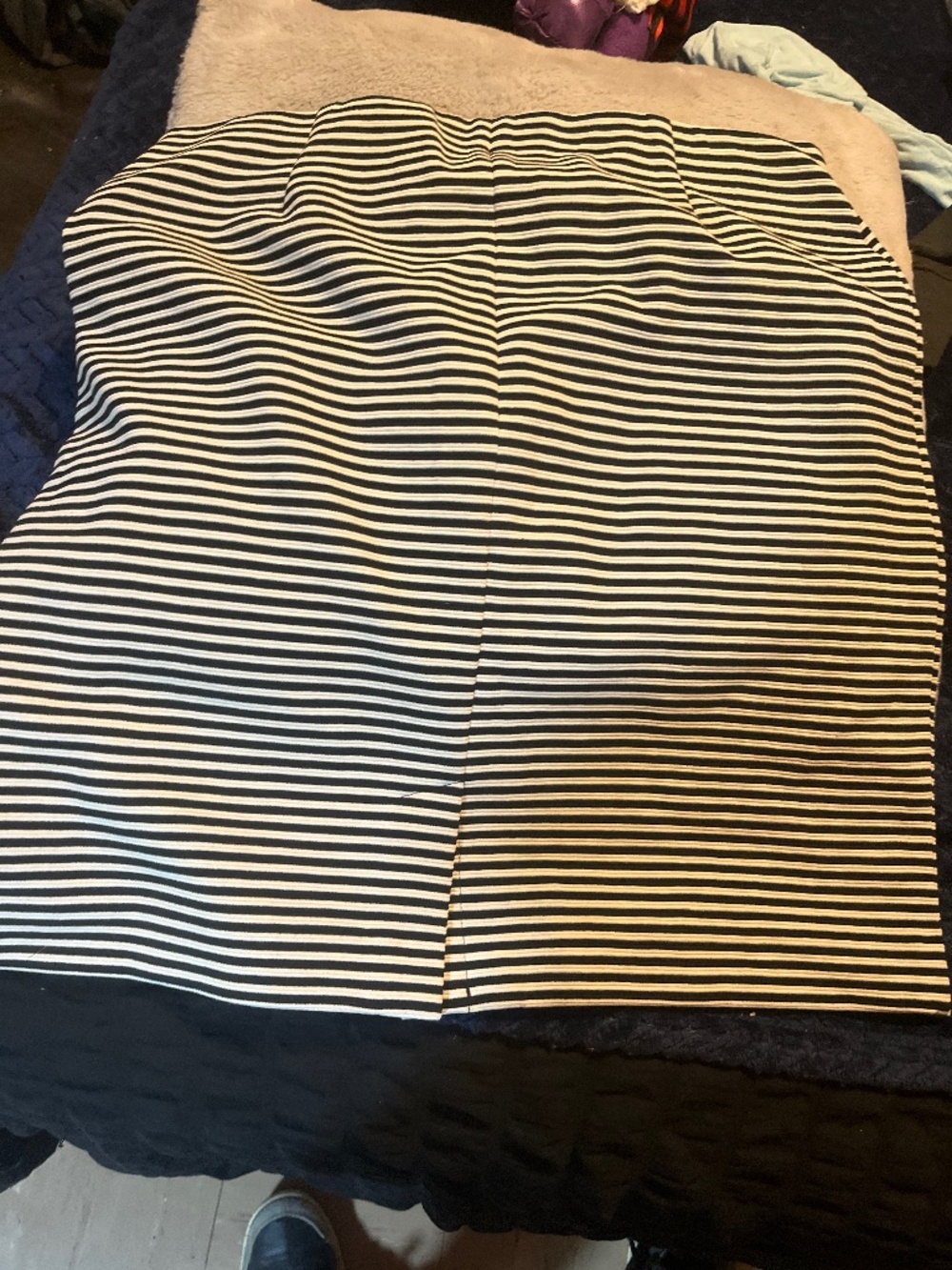 Black and white skirt
